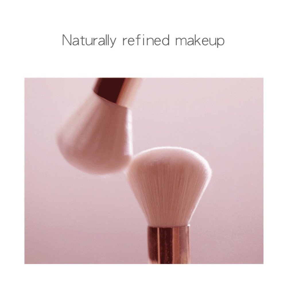 11Pcs Pink Makeup Brushes Set & Bag Cosmetic Tool - Picture 5 of 6